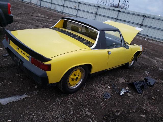 4742914057 - 1974 PORSCHE 914 YELLOW photo 3