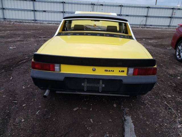 4742914057 - 1974 PORSCHE 914 YELLOW photo 6