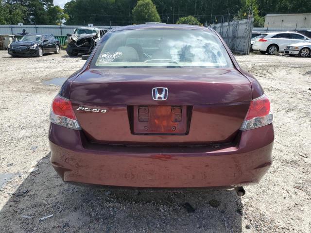 1HGCP26389A182643 - 2009 HONDA ACCORD LX MAROON photo 6