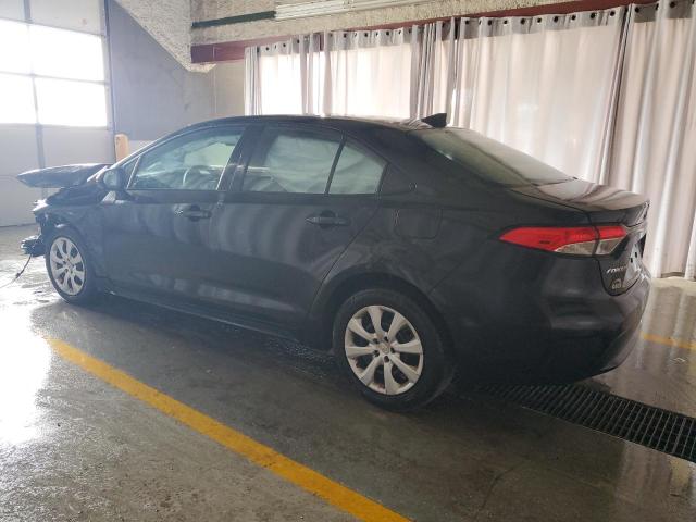 5YFEPMAE7MP192726 - 2021 TOYOTA COROLLA LE BLACK photo 2