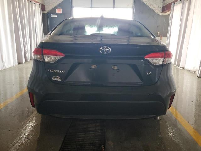 5YFEPMAE7MP192726 - 2021 TOYOTA COROLLA LE BLACK photo 6