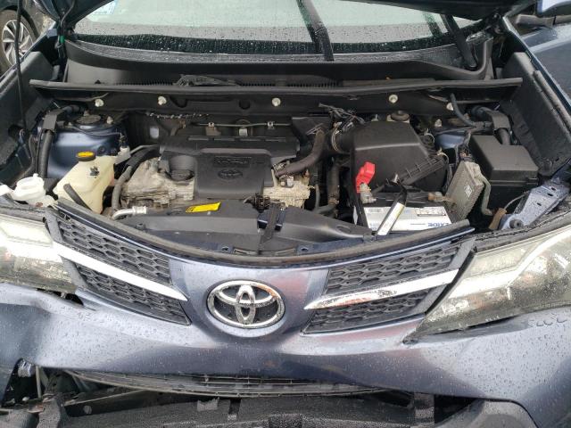 2T3RFREV7EW168249 - 2014 TOYOTA RAV4 XLE BLUE photo 12
