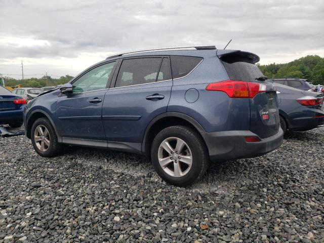 2T3RFREV7EW168249 - 2014 TOYOTA RAV4 XLE BLUE photo 2