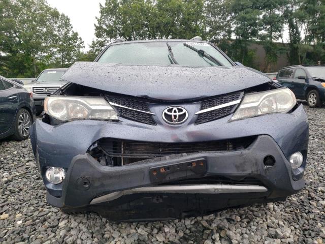 2T3RFREV7EW168249 - 2014 TOYOTA RAV4 XLE BLUE photo 5