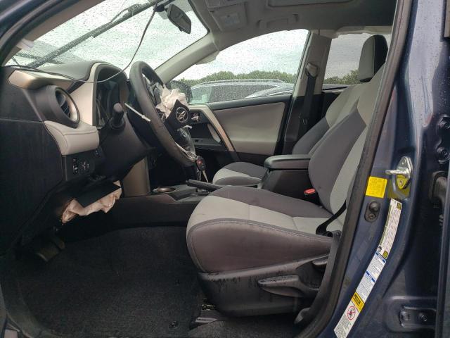 2T3RFREV7EW168249 - 2014 TOYOTA RAV4 XLE BLUE photo 7