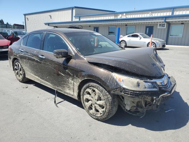 1HGCR3F82GA003506 - 2016 HONDA ACCORD EXL BROWN photo 4
