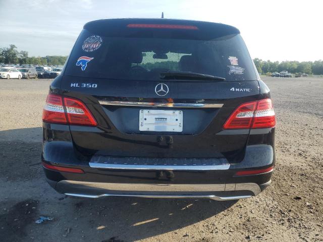 4JGDA5HBXEA328492 - 2014 MERCEDES-BENZ ML 350 4MATIC BLACK photo 6