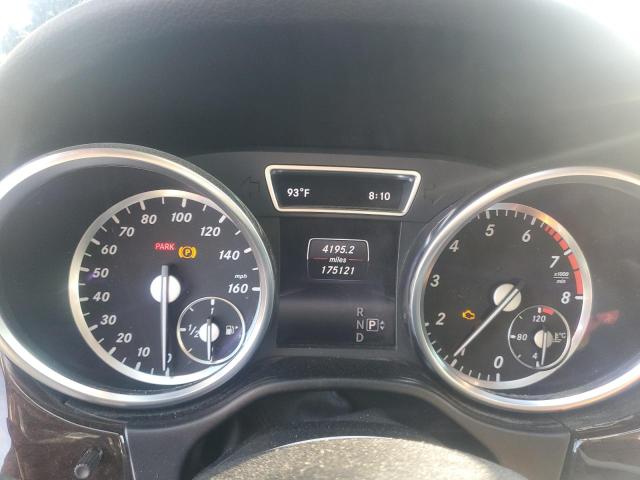 4JGDA5HBXEA328492 - 2014 MERCEDES-BENZ ML 350 4MATIC BLACK photo 9