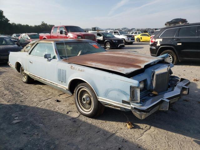 9Y89S756886 - 1979 LINCOLN CONTINENTA BLUE photo 4