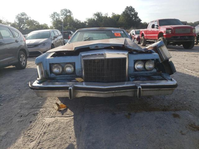 9Y89S756886 - 1979 LINCOLN CONTINENTA BLUE photo 5