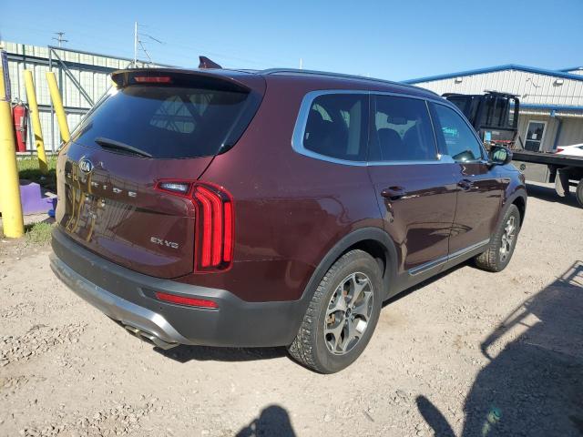 5XYP3DHC4LG062933 - 2020 KIA TELLURIDE EX BURGUNDY photo 3