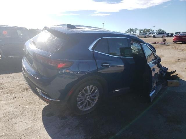 LRBAZLR43ND050116 - 2022 BUICK ENVISION PREFERRED BLUE photo 3