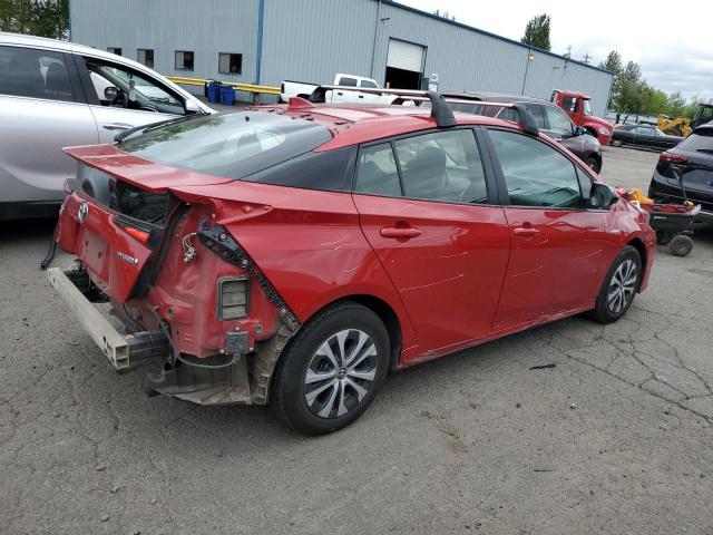 JTDL9RFU5K3003379 - 2019 TOYOTA PRIUS Կարմիր լուսանկար 3