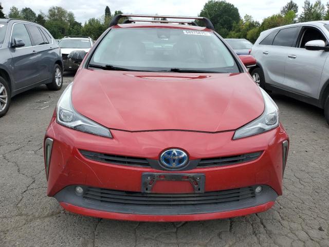 JTDL9RFU5K3003379 - 2019 TOYOTA PRIUS Կարմիր լուսանկար 5