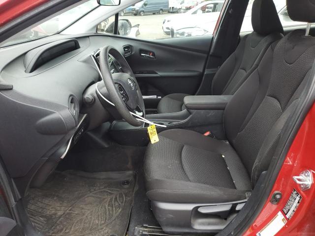 JTDL9RFU5K3003379 - 2019 TOYOTA PRIUS Կարմիր լուսանկար 7