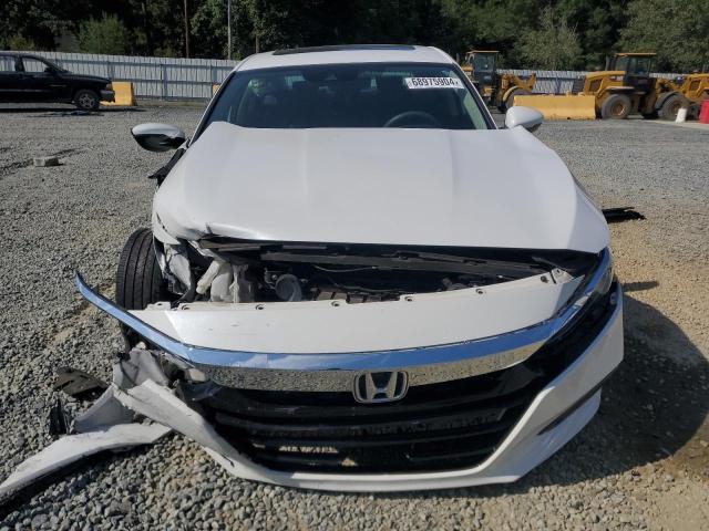 1HGCV1F51JA219490 - 2018 HONDA ACCORD EXL WHITE photo 5