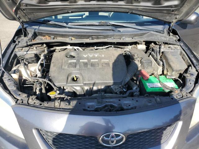 JTDBL40E499072122 - 2009 TOYOTA COROLLA BASE GRAY photo 11