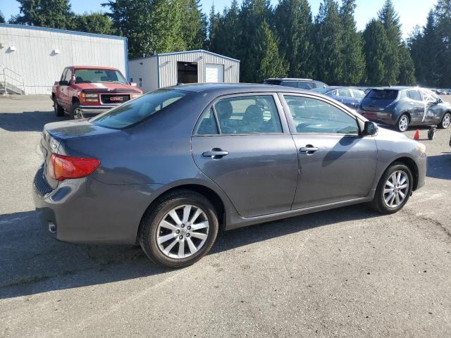 JTDBL40E499072122 - 2009 TOYOTA COROLLA BASE GRAY photo 3