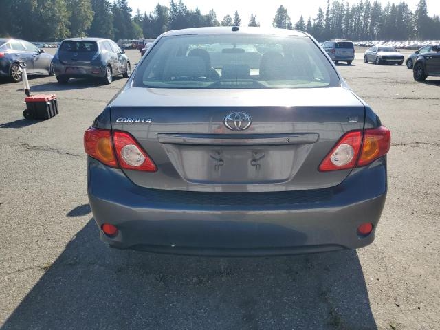 JTDBL40E499072122 - 2009 TOYOTA COROLLA BASE GRAY photo 6