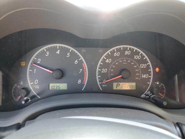 JTDBL40E499072122 - 2009 TOYOTA COROLLA BASE GRAY photo 9