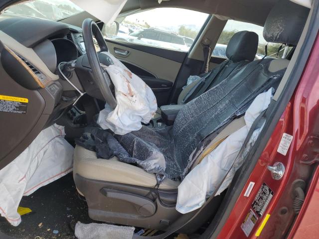 5XYZT3LB8FG275969 - 2015 HYUNDAI SANTA FE S RED photo 11