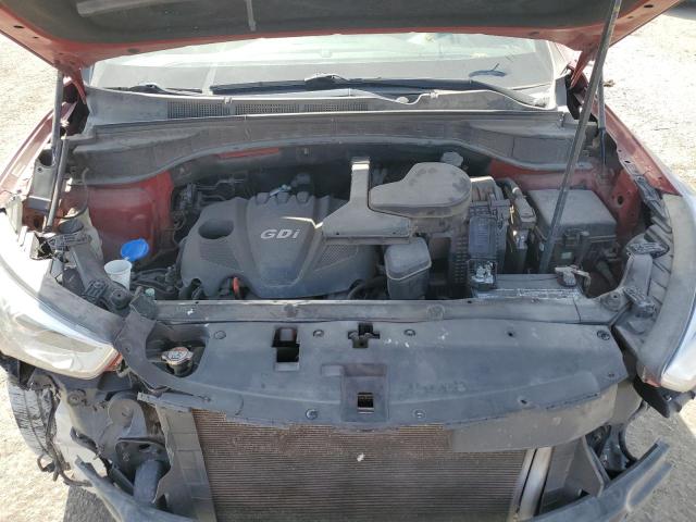 5XYZT3LB8FG275969 - 2015 HYUNDAI SANTA FE S RED photo 21