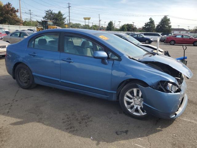 1HGFA16568L112197 - 2008 HONDA CIVIC LX BLUE photo 4