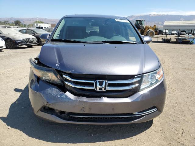 5FNRL5H63FB057114 - 2015 HONDA ODYSSEY EXL GRAY photo 5