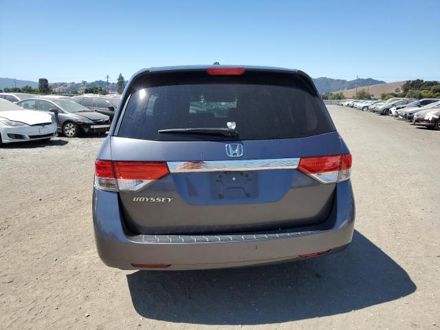 5FNRL5H63FB057114 - 2015 HONDA ODYSSEY EXL GRAY photo 6