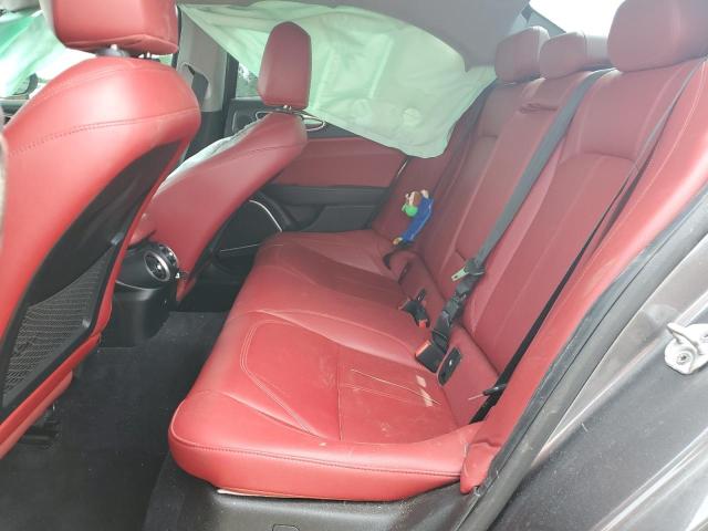 ZARFAMBN5L7636907 - 2020 ALFA ROMEO GIULIA TI ნაცრისფერი ფოტო 10