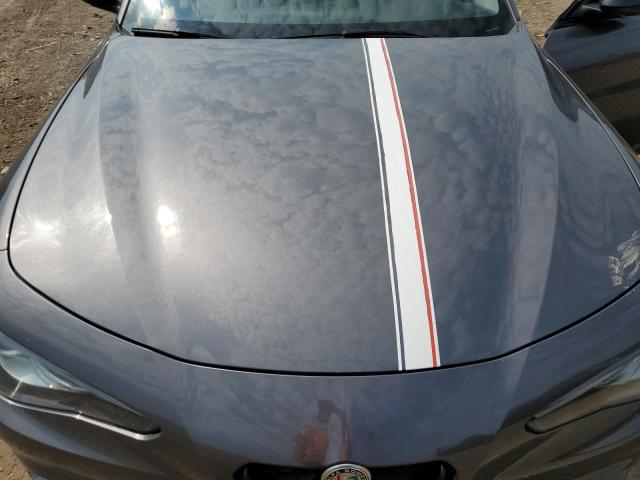 ZARFAMBN5L7636907 - 2020 ALFA ROMEO GIULIA TI ნაცრისფერი ფოტო 11