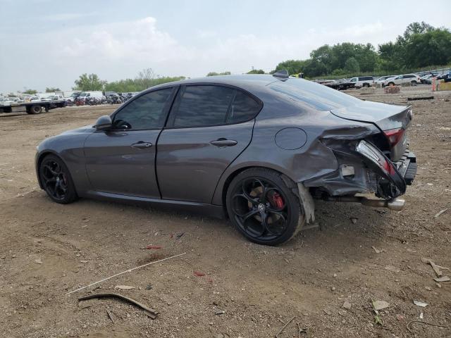 ZARFAMBN5L7636907 - 2020 ALFA ROMEO GIULIA TI ნაცრისფერი ფოტო 2