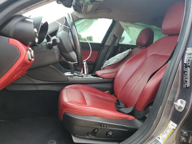 ZARFAMBN5L7636907 - 2020 ALFA ROMEO GIULIA TI ნაცრისფერი ფოტო 7