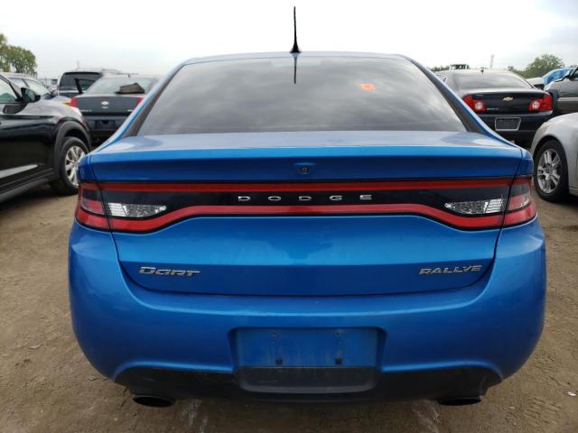 1C3CDFBBXFD301285 - 2015 DODGE DART SXT BLUE photo 6