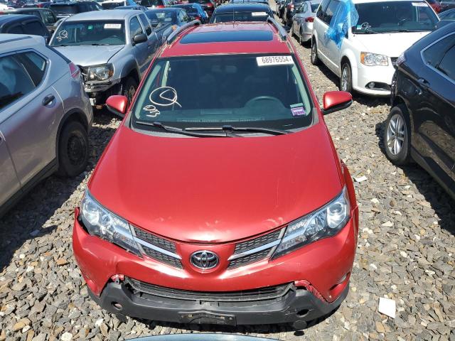 JTMRFREVXDD018194 - 2013 TOYOTA RAV4 XLE RED photo 5