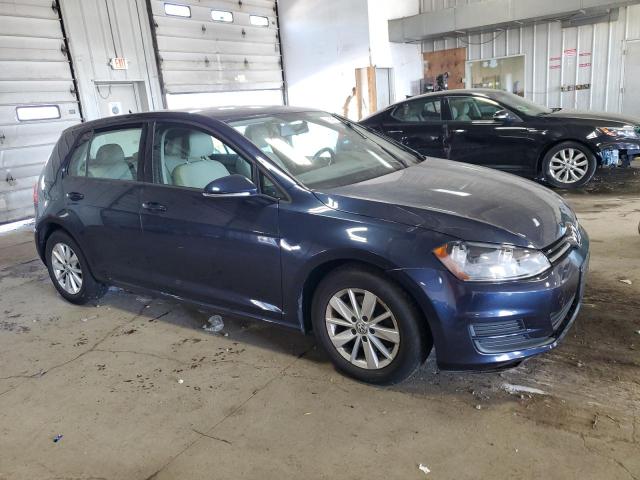 3VW217AU5FM070712 - 2015 VOLKSWAGEN GOLF BLUE photo 4