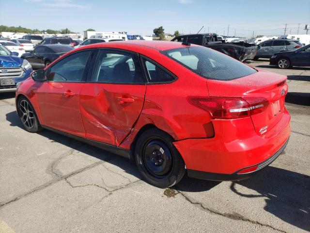 1FADP3H23HL343258 - 2017 FORD FOCUS SEL RED photo 2