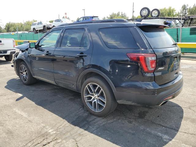 1FM5K8GT8GGC71674 - 2016 FORD EXPLORER SPORT Noir photo 2