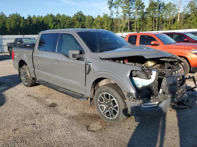 1FTEW1C51MFC11650 - 2021 FORD F150 SUPERCREW GRAY photo 4