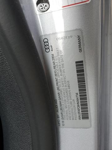 WAU2FAFC8HN064734 - 2017 AUDI S7 PRESTIGE SILVER photo 13