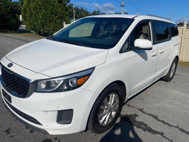 KNDMB5C12H6237160 - 2017 KIA SEDONA LX WHITE photo 1