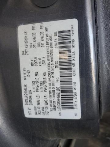 1D7HG48N04S601186 - 2004 DODGE DAKOTA QUAD SLT 灰色 照片 12