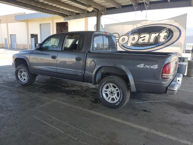 1D7HG48N04S601186 - 2004 DODGE DAKOTA QUAD SLT 灰色 照片 2
