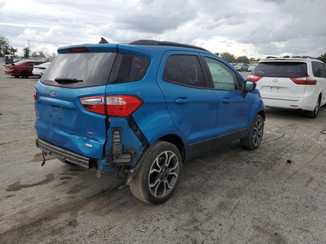 MAJ3P1TE1JC237687 - 2018 FORD ECOSPORT SE BLUE photo 3