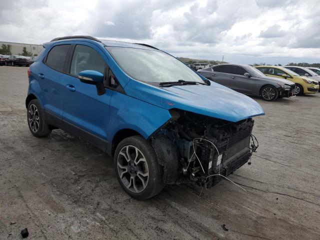 MAJ3P1TE1JC237687 - 2018 FORD ECOSPORT SE BLUE photo 4