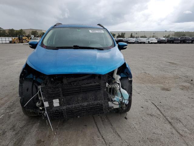 MAJ3P1TE1JC237687 - 2018 FORD ECOSPORT SE BLUE photo 5