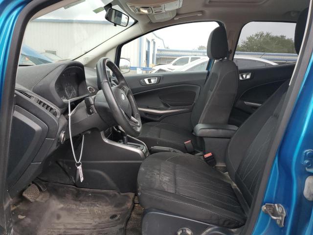 MAJ3P1TE1JC237687 - 2018 FORD ECOSPORT SE BLUE photo 7