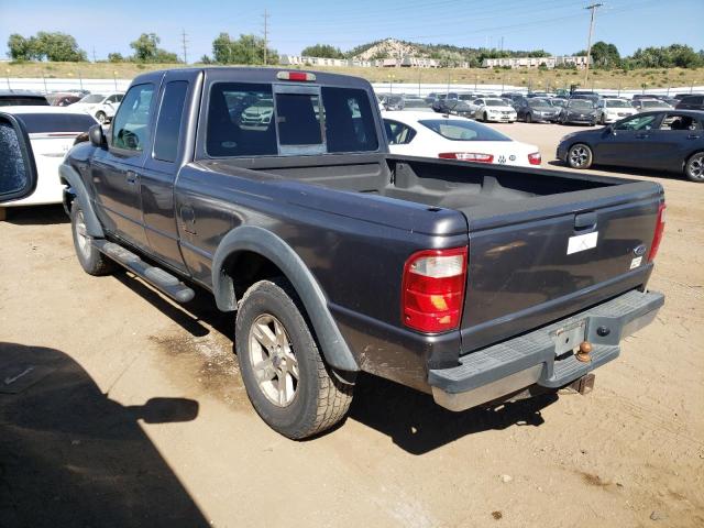 1FTZR45E04TA18821 - 2004 FORD RANGER SUPER CAB GRAY photo 2