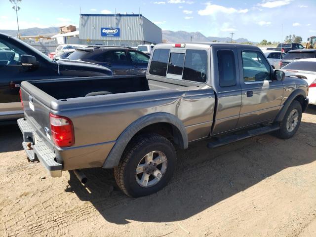 1FTZR45E04TA18821 - 2004 FORD RANGER SUPER CAB GRAY photo 3