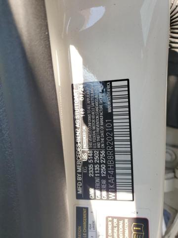 W1KAF4HB8RR202101 - 2024 MERCEDES-BENZ C 300 4MATIC WHITE photo 12